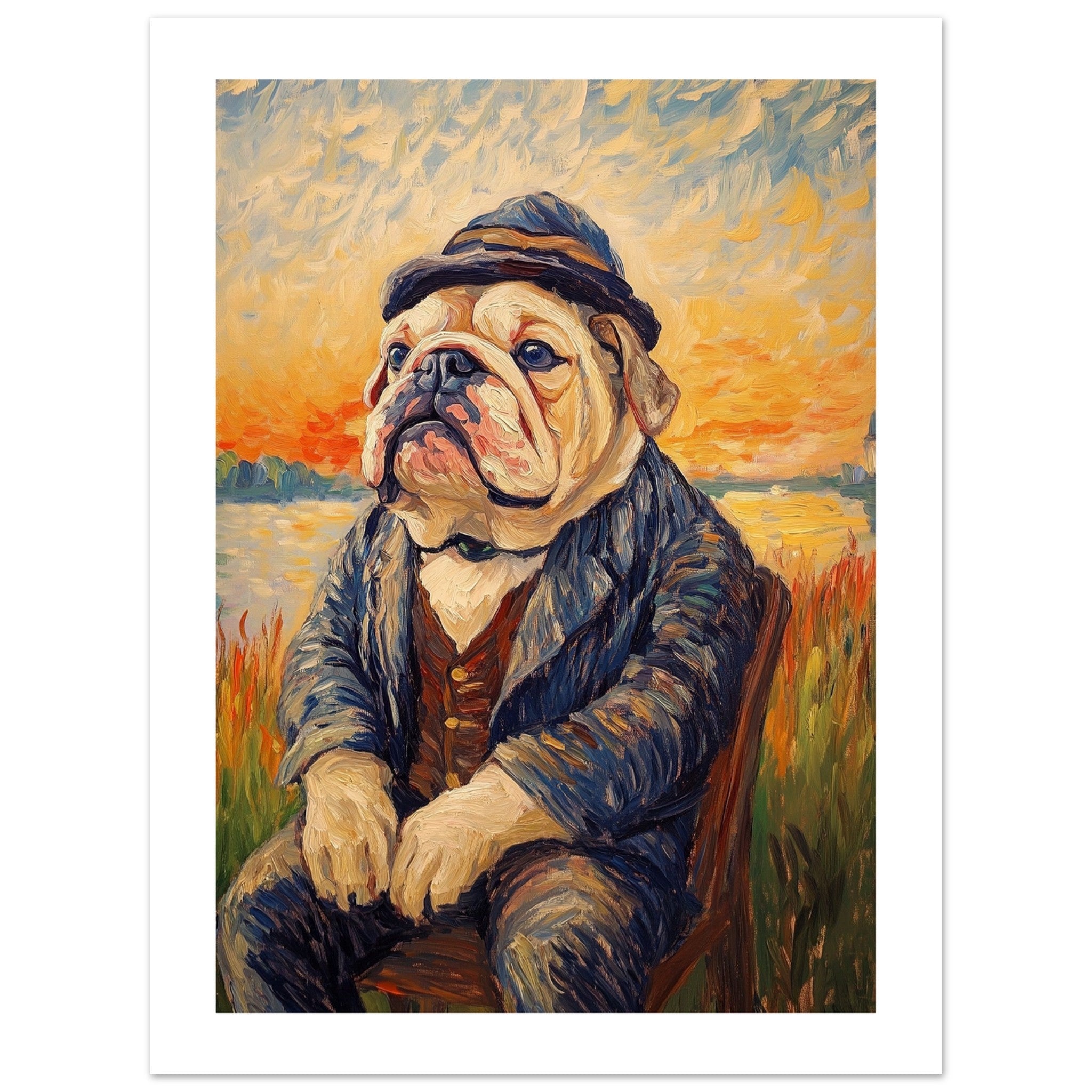 Bulldog Poster / Bulldog Art Work / Bulldog Print