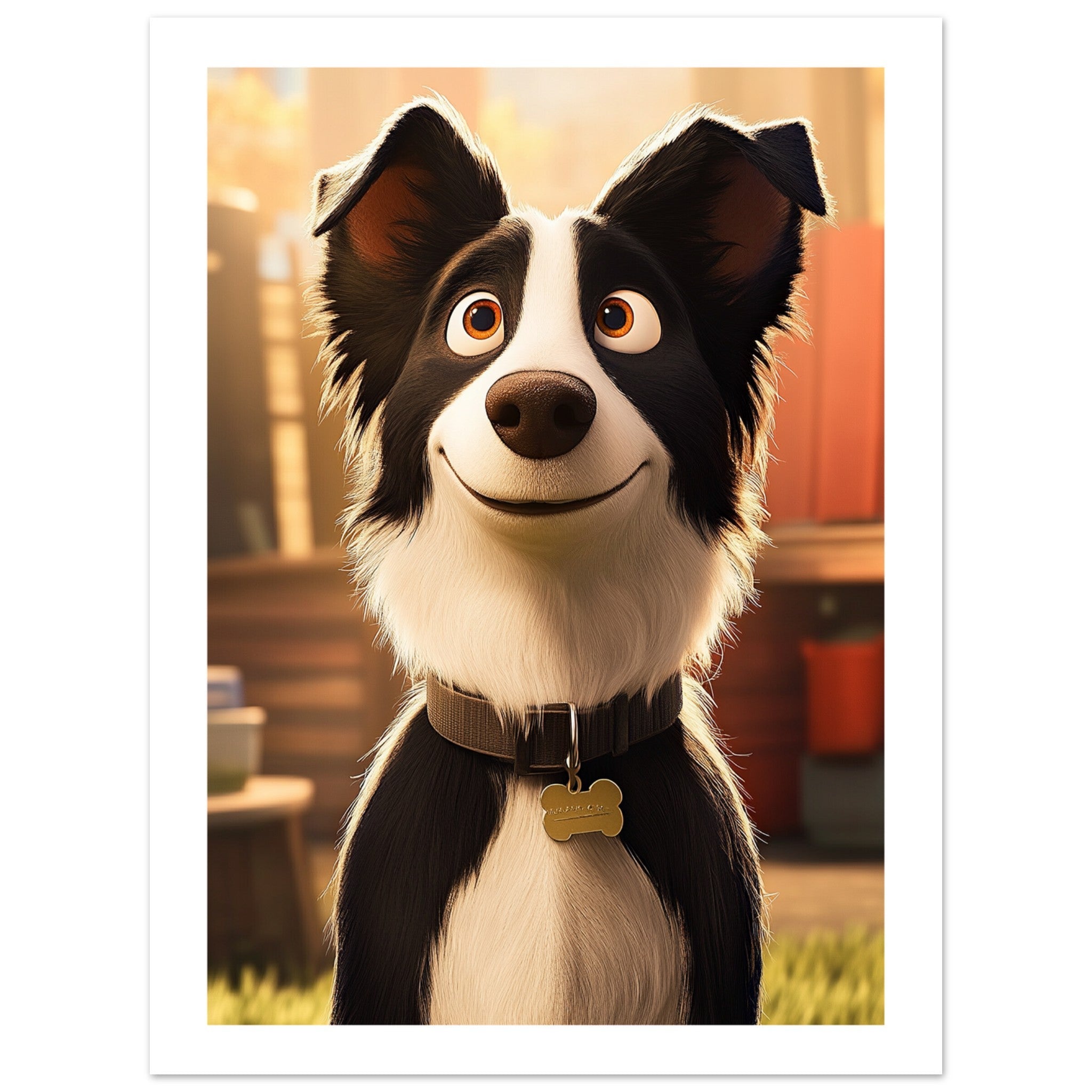 Border Collie Poster / Border Collie Art Work / Border Collie Print