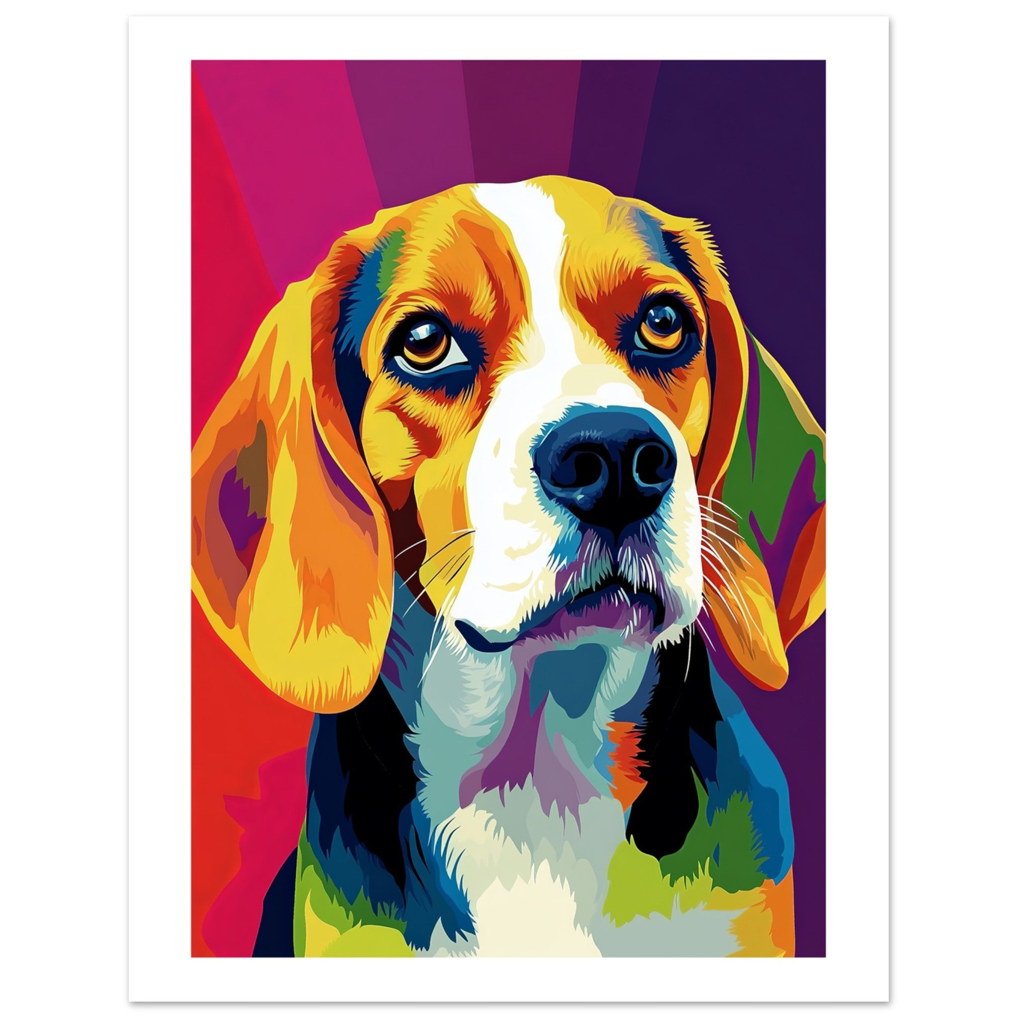Beagle poster / Beagle Art Work / Beagle Print