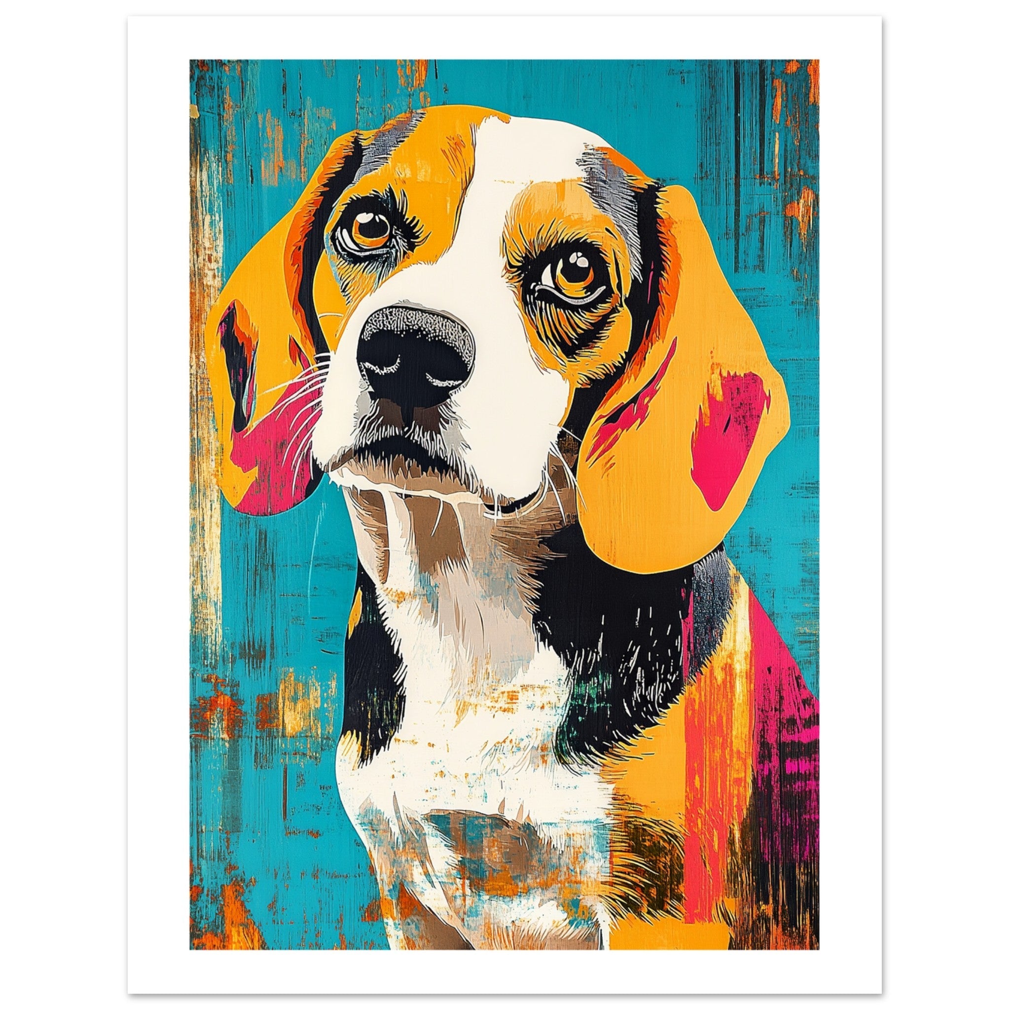 Beagle poster / Beagle Art Work / Beagle Print