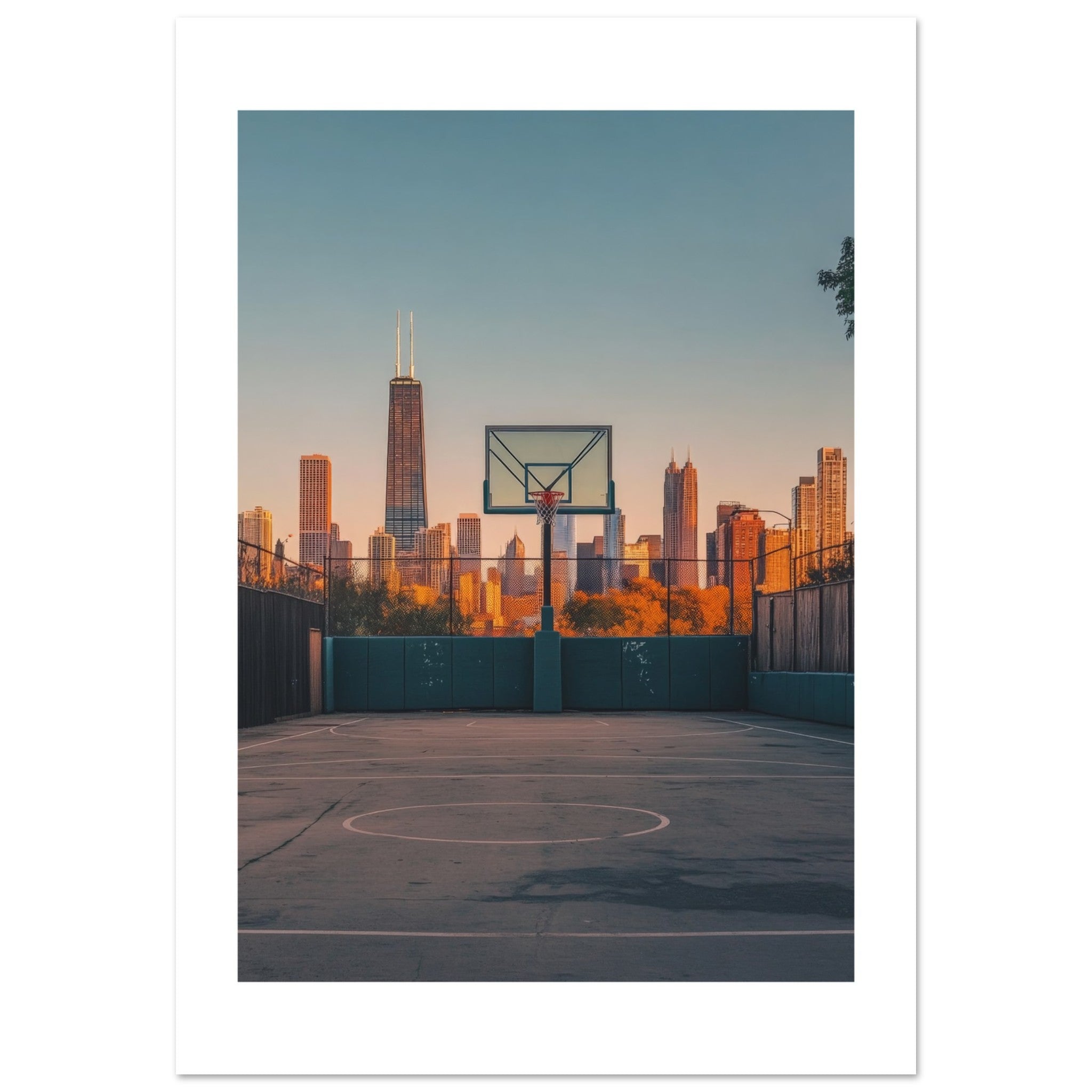 Basketball Court in Chicago 2