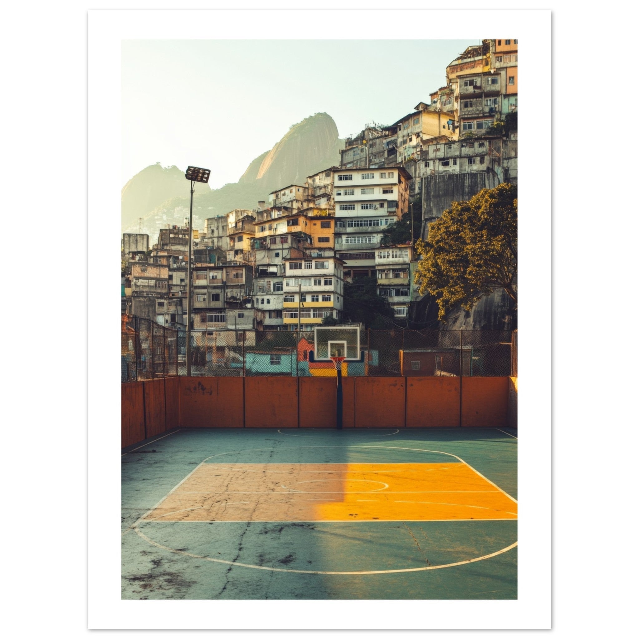 Basketball Court in Favela Rio de Janeiro 3