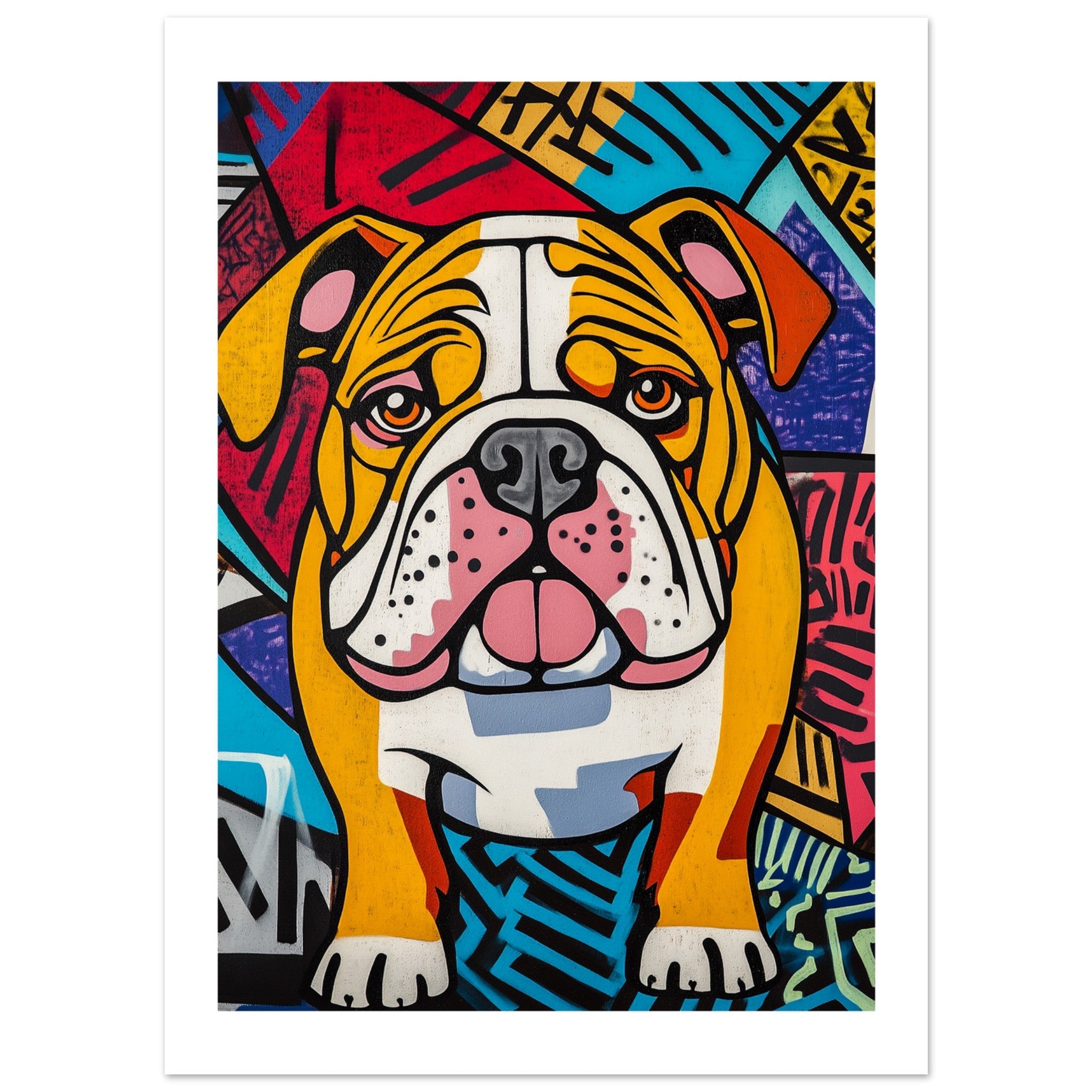 Bulldog Poster / Bulldog Art Work / Bulldog Print