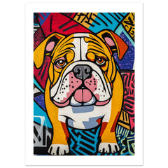Bulldog Poster / Bulldog Art Work / Bulldog Print