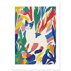 Burmilla Cat Inspired by Matisse 1