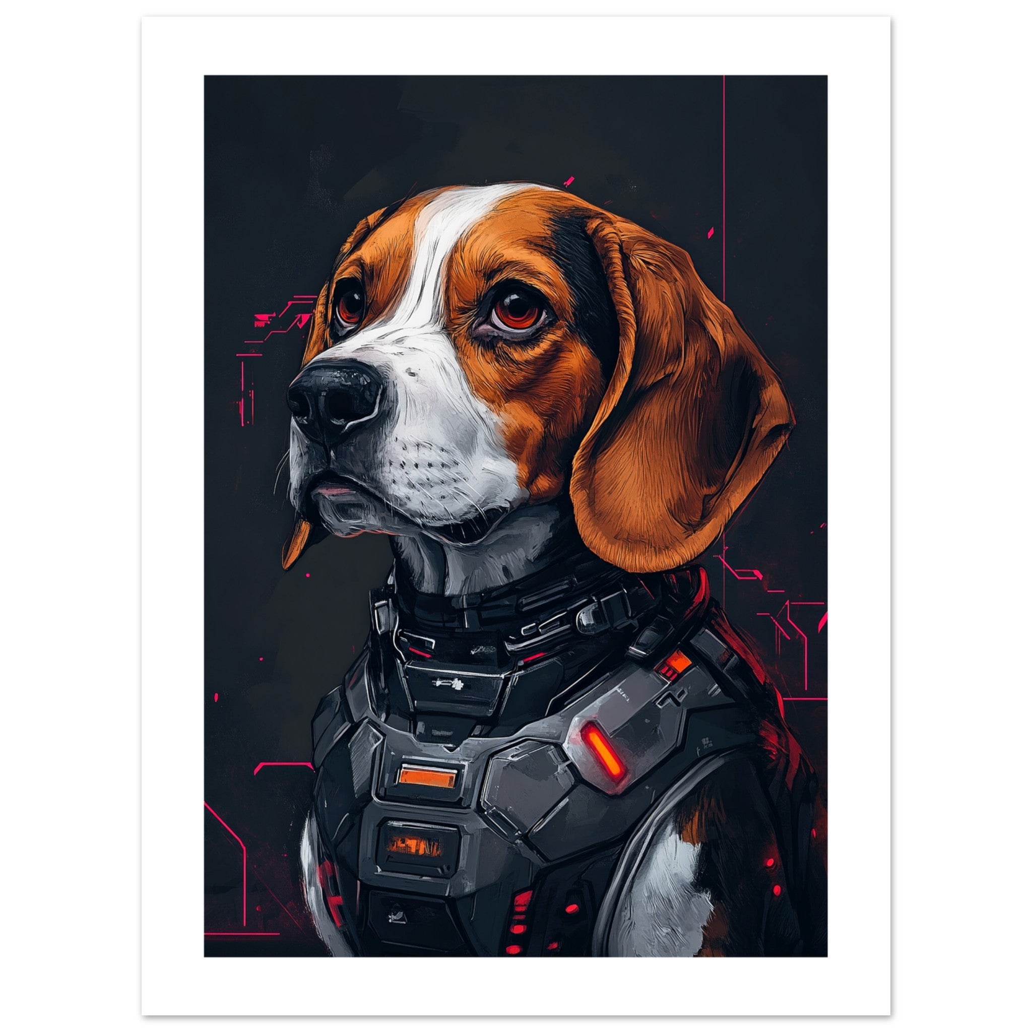 Beagle poster / Beagle Art Work / Beagle Print