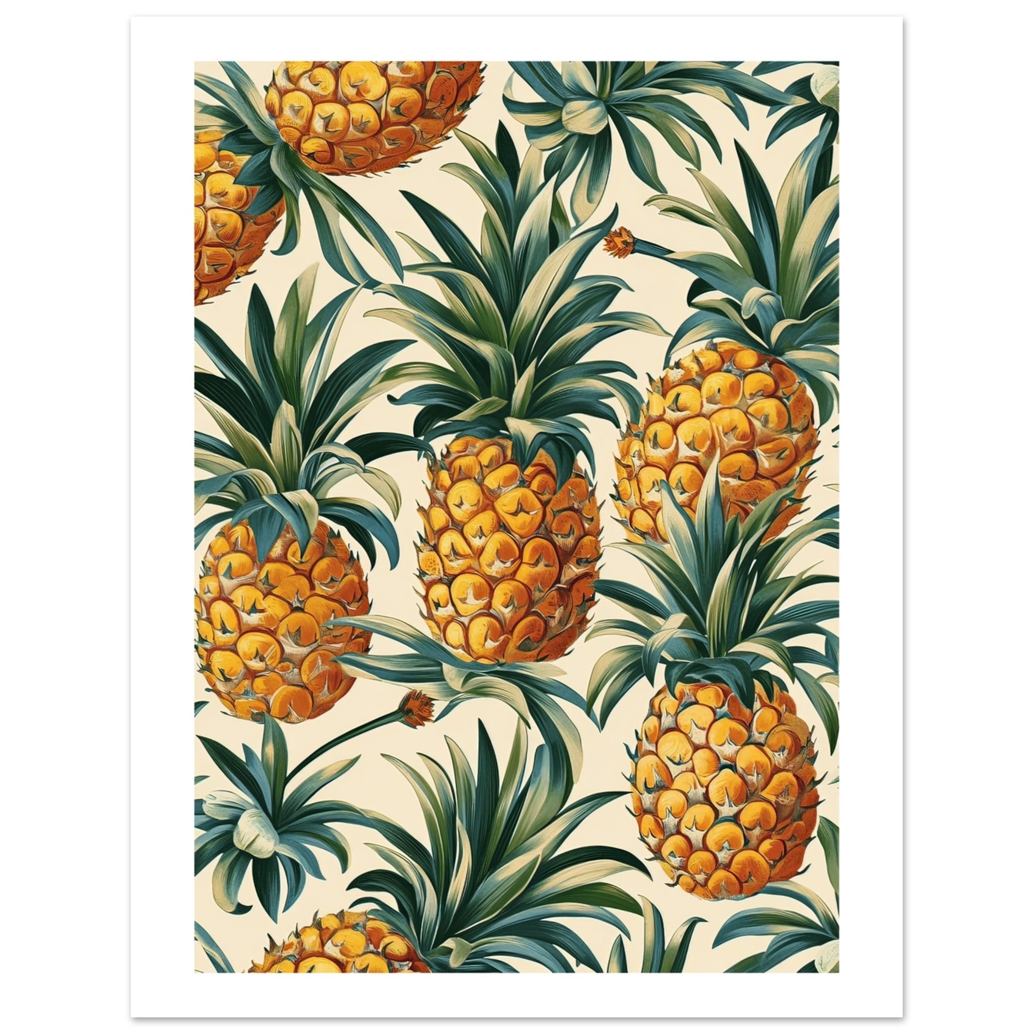 A pattern of Pineapples