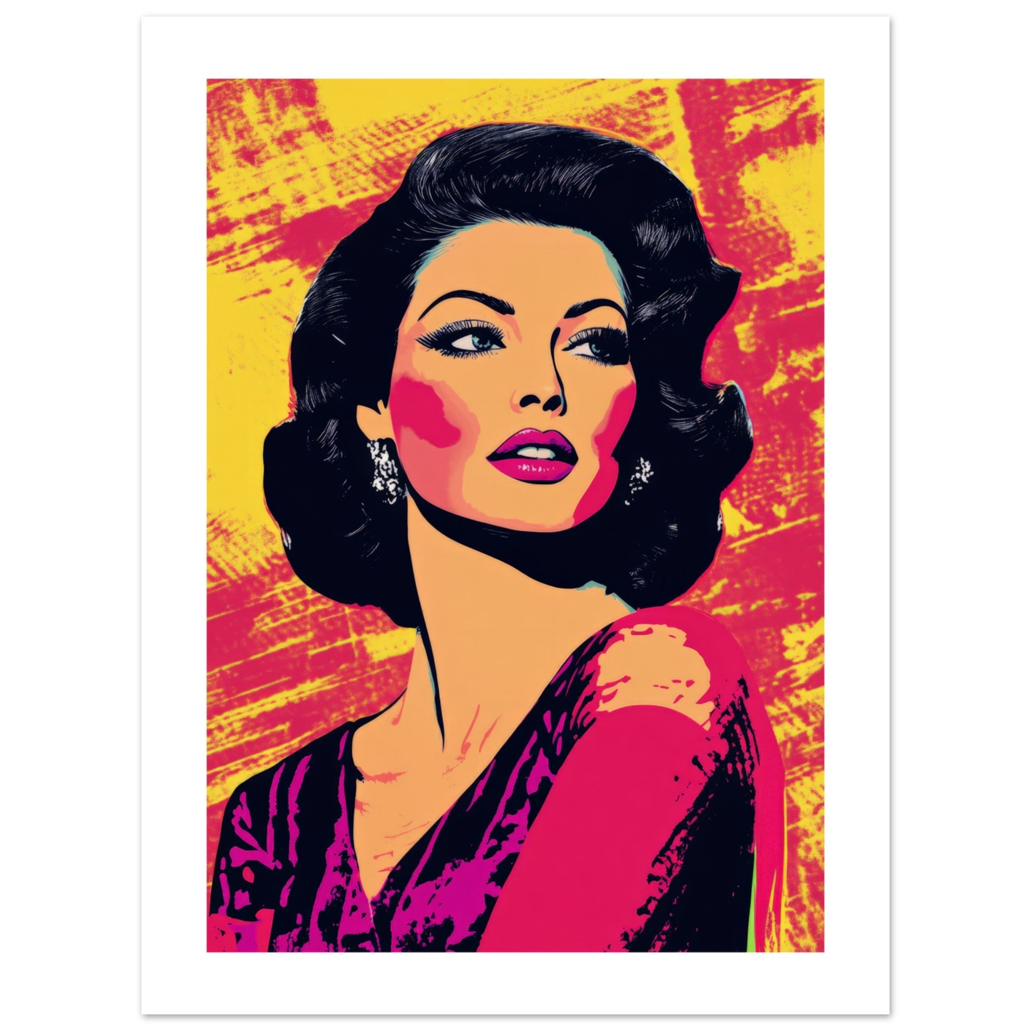 Ava Gardner Poster Art Print // Wall-Art Of Famous Ava Gardner