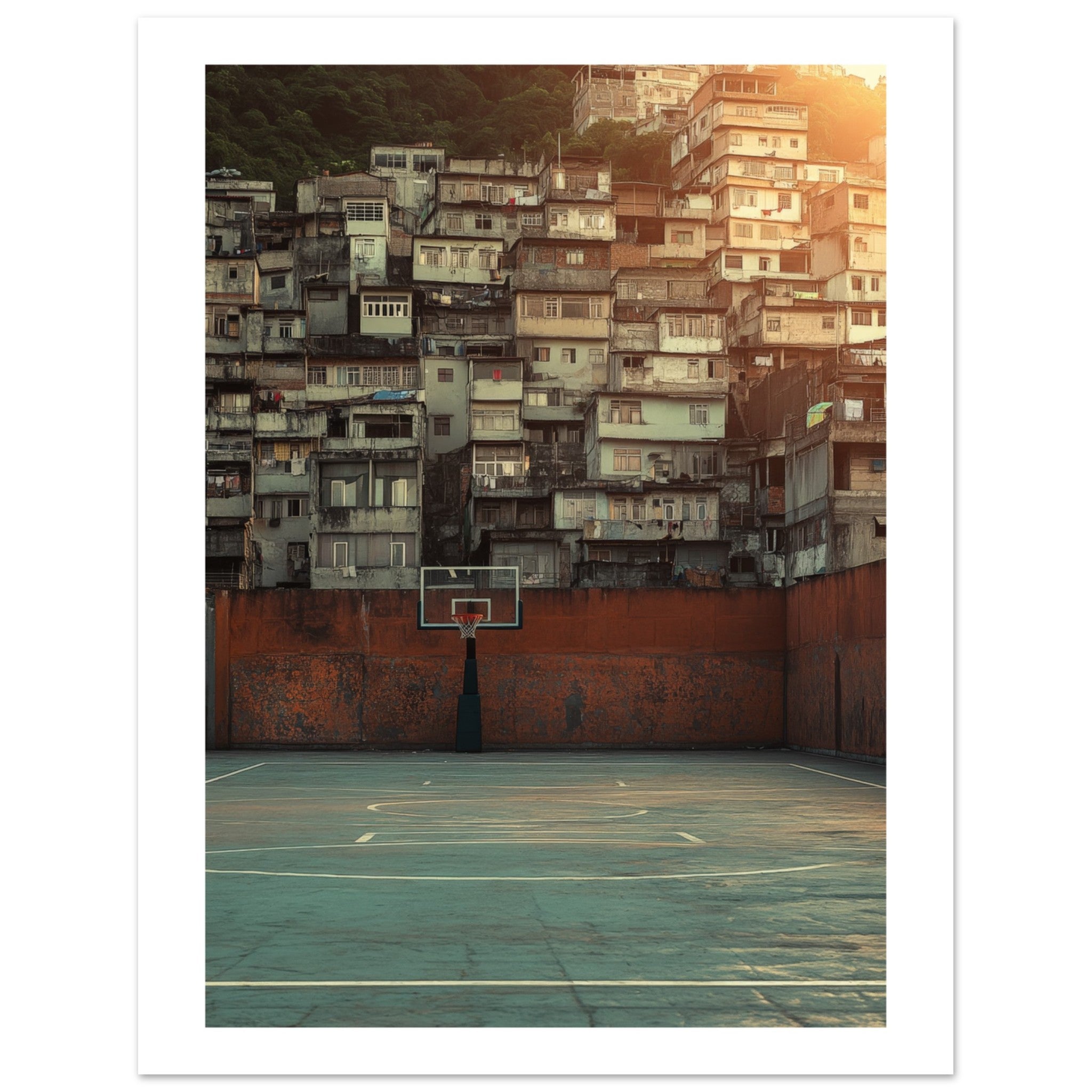Basketball Court in Favela Rio de Janeiro 4