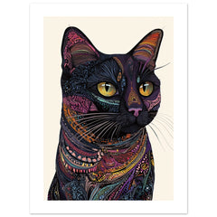 Bombay Cat Painted With Tone Pen 4