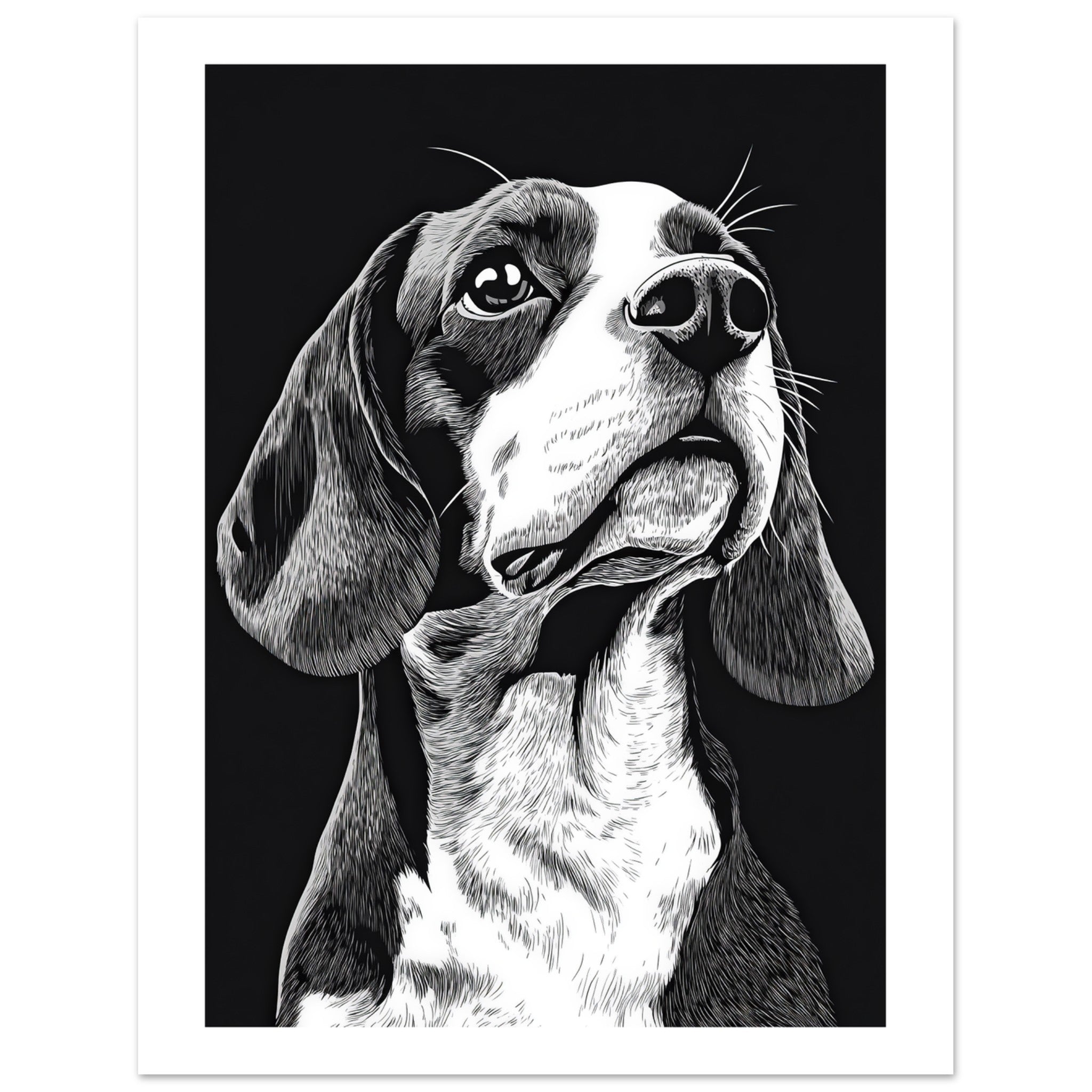 Beagle poster / Beagle Art Work / Beagle Print