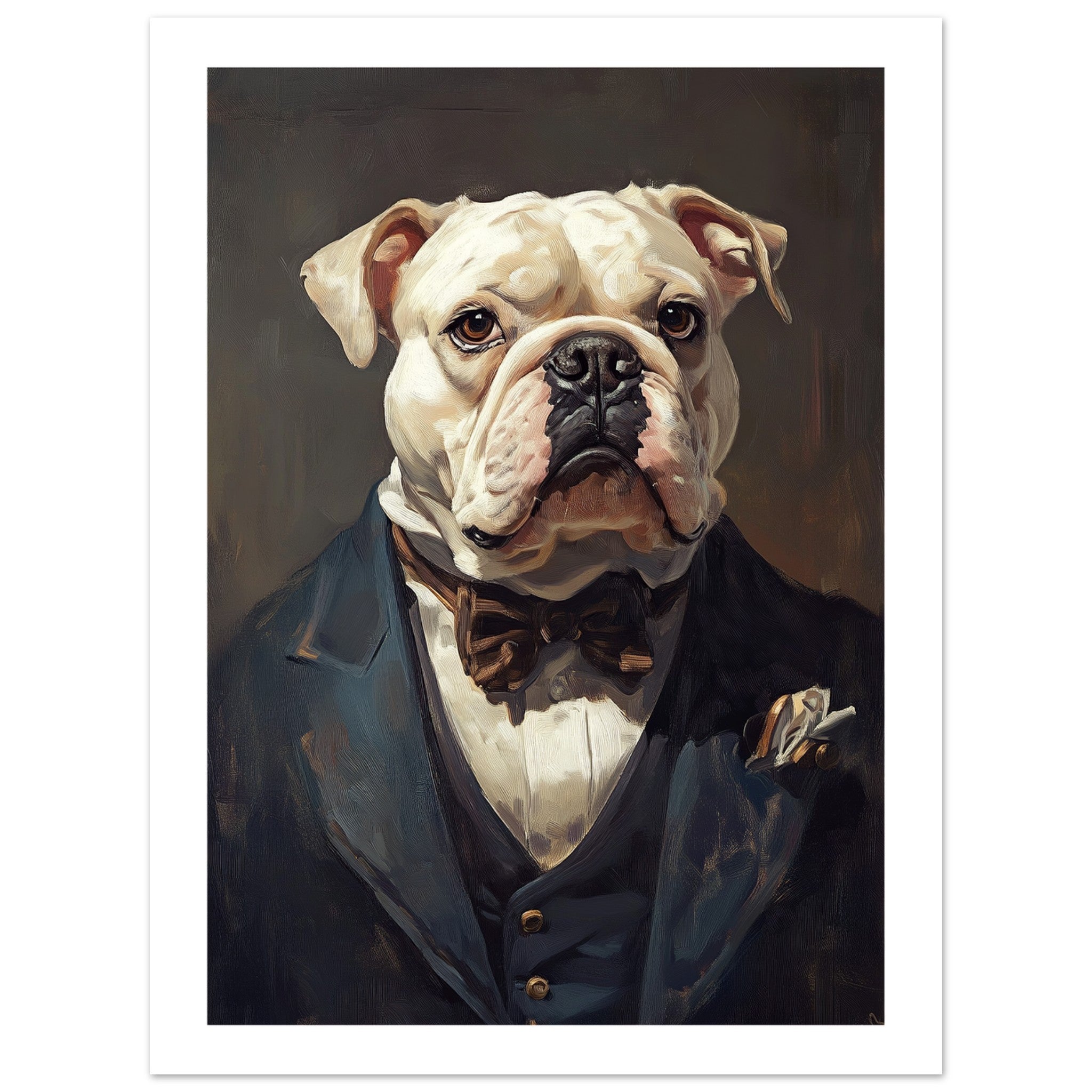 Bulldog Poster / Bulldog Art Work / Bulldog Print