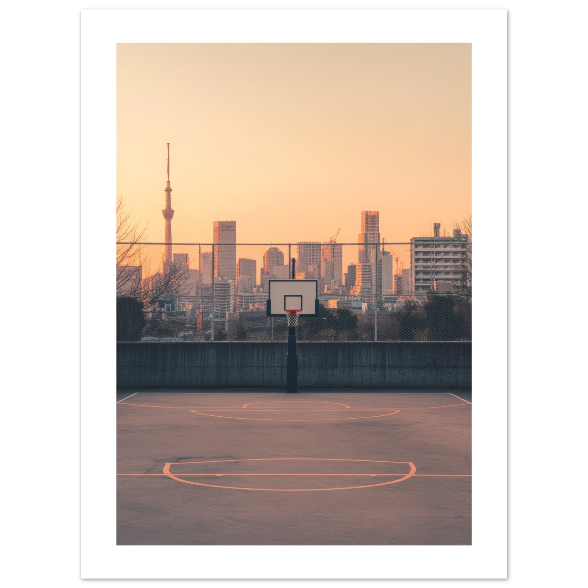 Basketball Court in Tokyo Japan