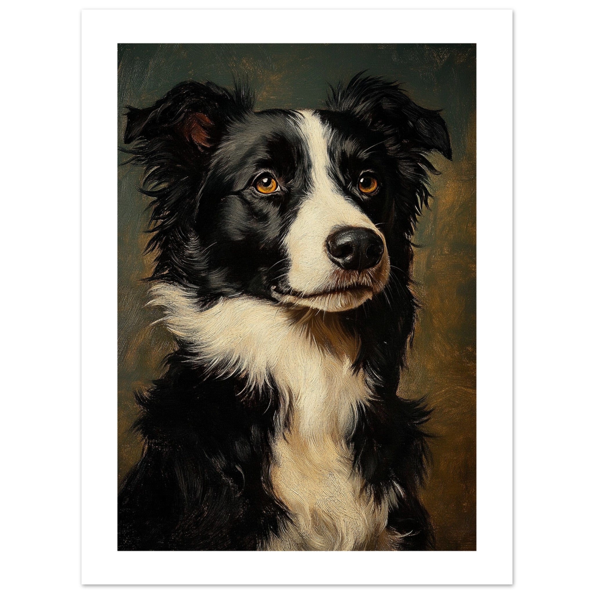 Border Collie Poster / Border Collie Art Work / Border Collie Print