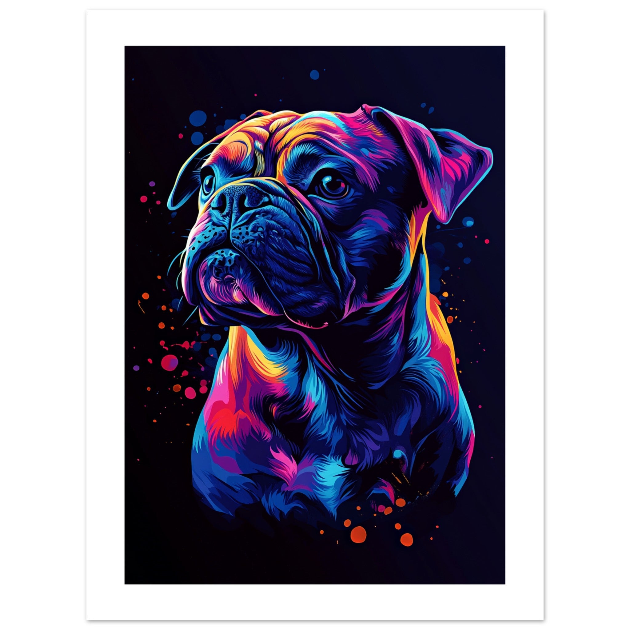 Bulldog Poster / Bulldog Art Work / Bulldog Print