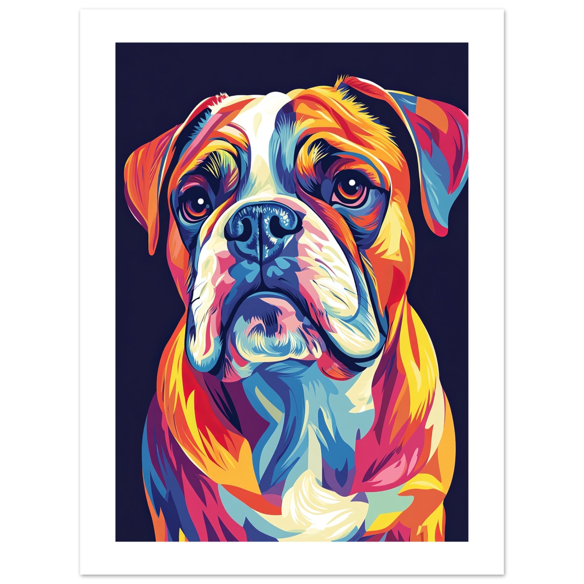 Bulldog Poster / Bulldog Art Work / Bulldog Print
