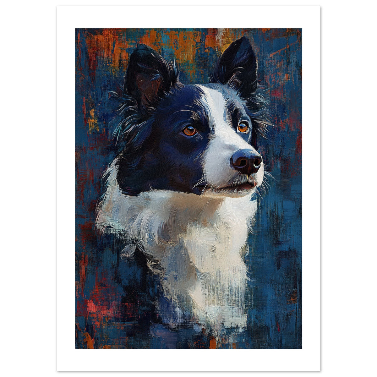 Border Collie Poster / Border Collie Art Work / Border Collie Print