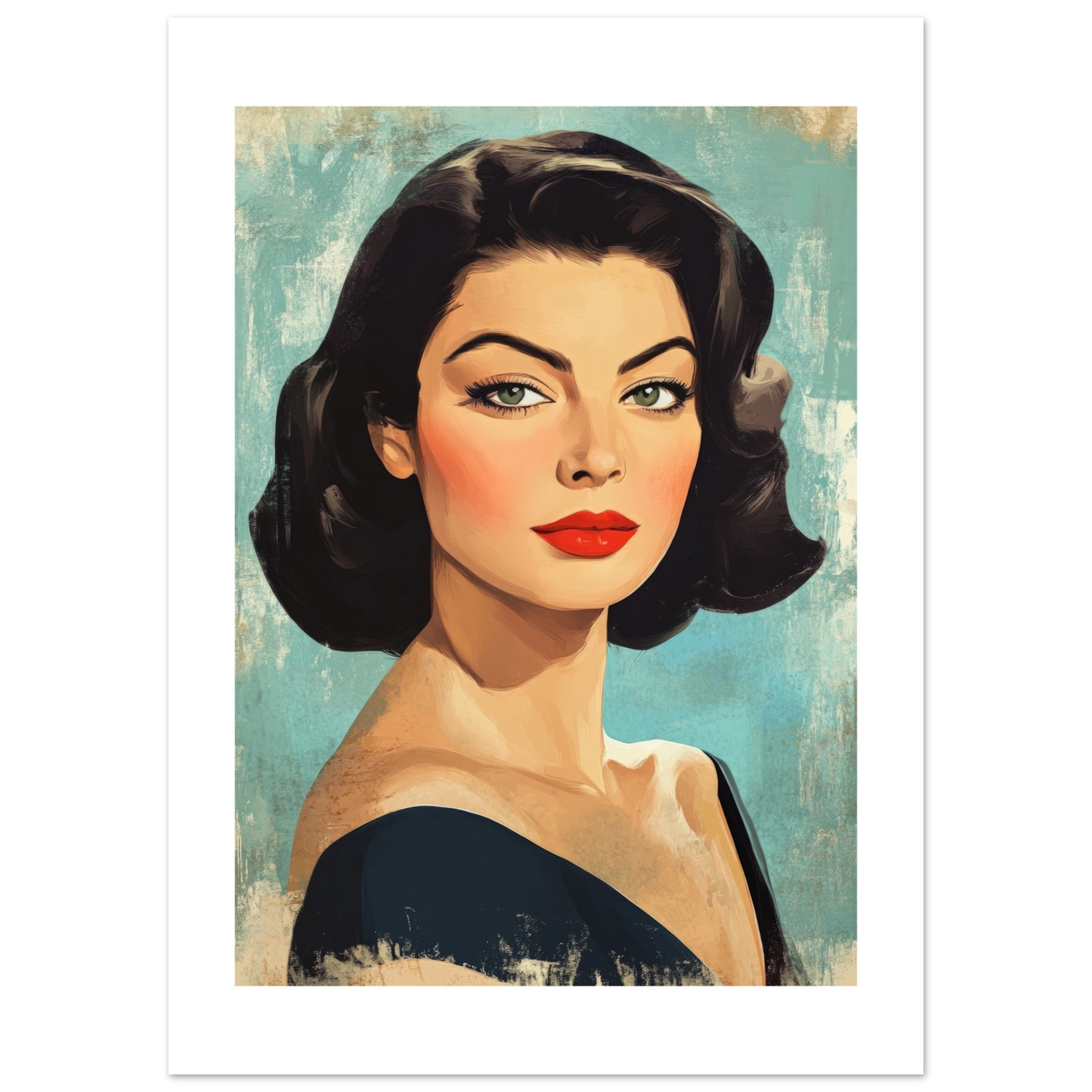 Ava Gardner Poster Art Print // Wall-Art Of Famous Ava Gardner