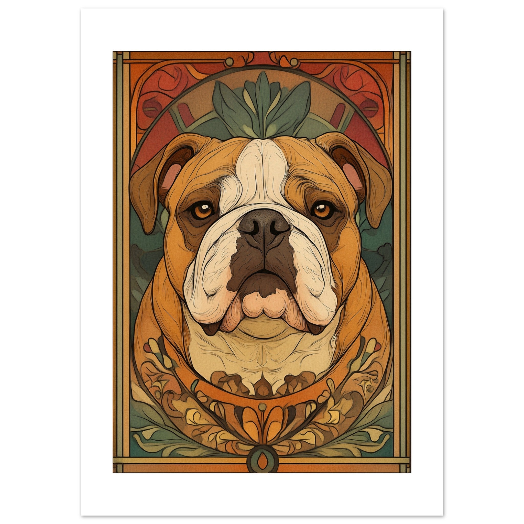 Bulldog Poster / Bulldog Art Work / Bulldog Print