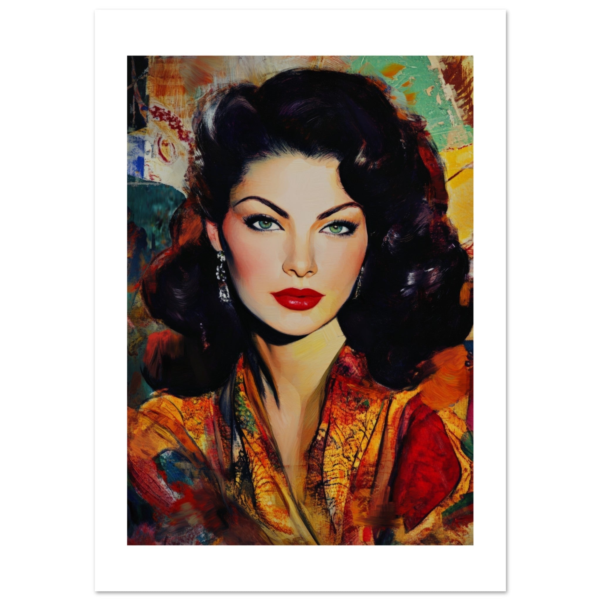 Ava Gardner Poster Art Print // Wall-Art Of Famous Ava Gardner