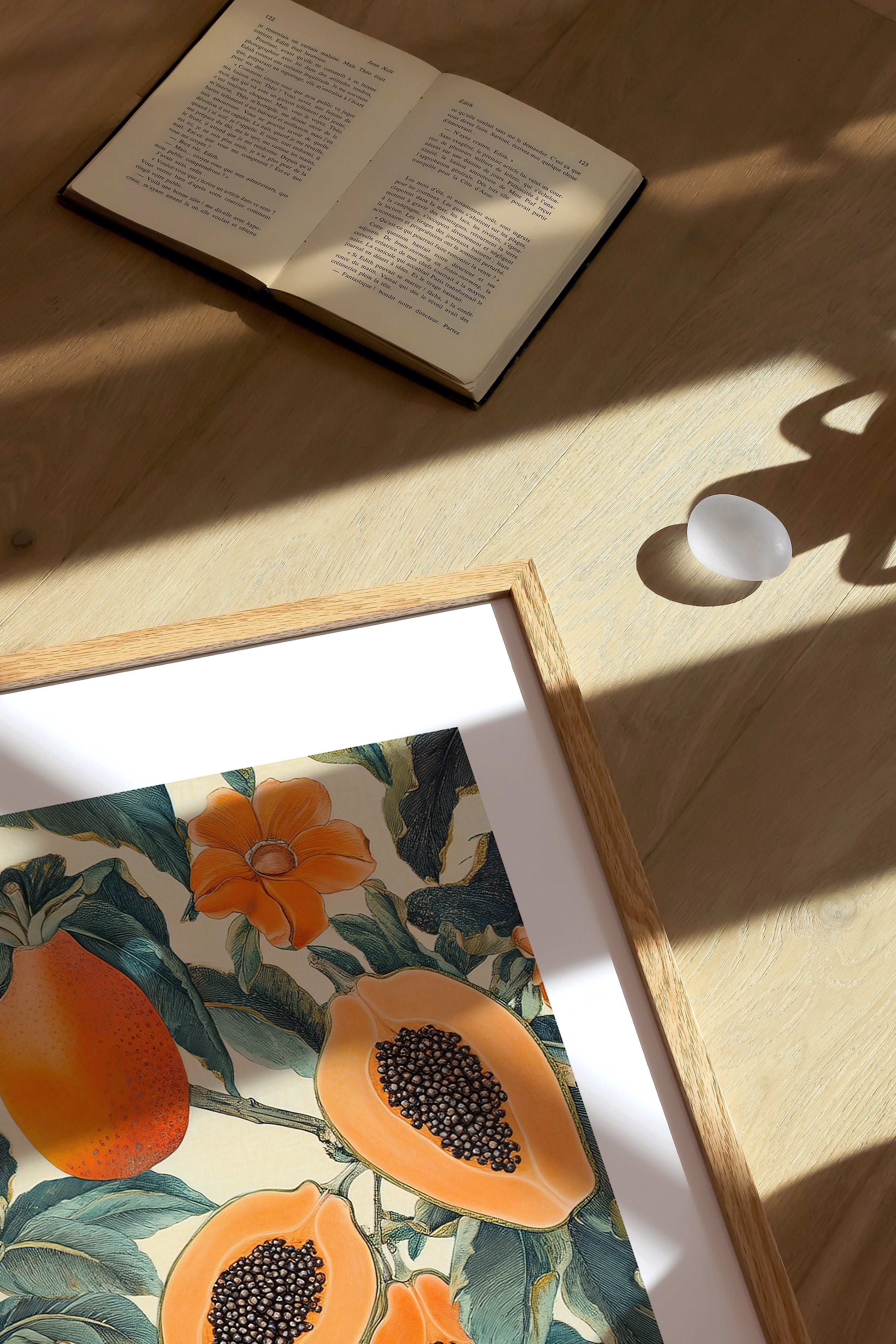 A pattern of Papayas