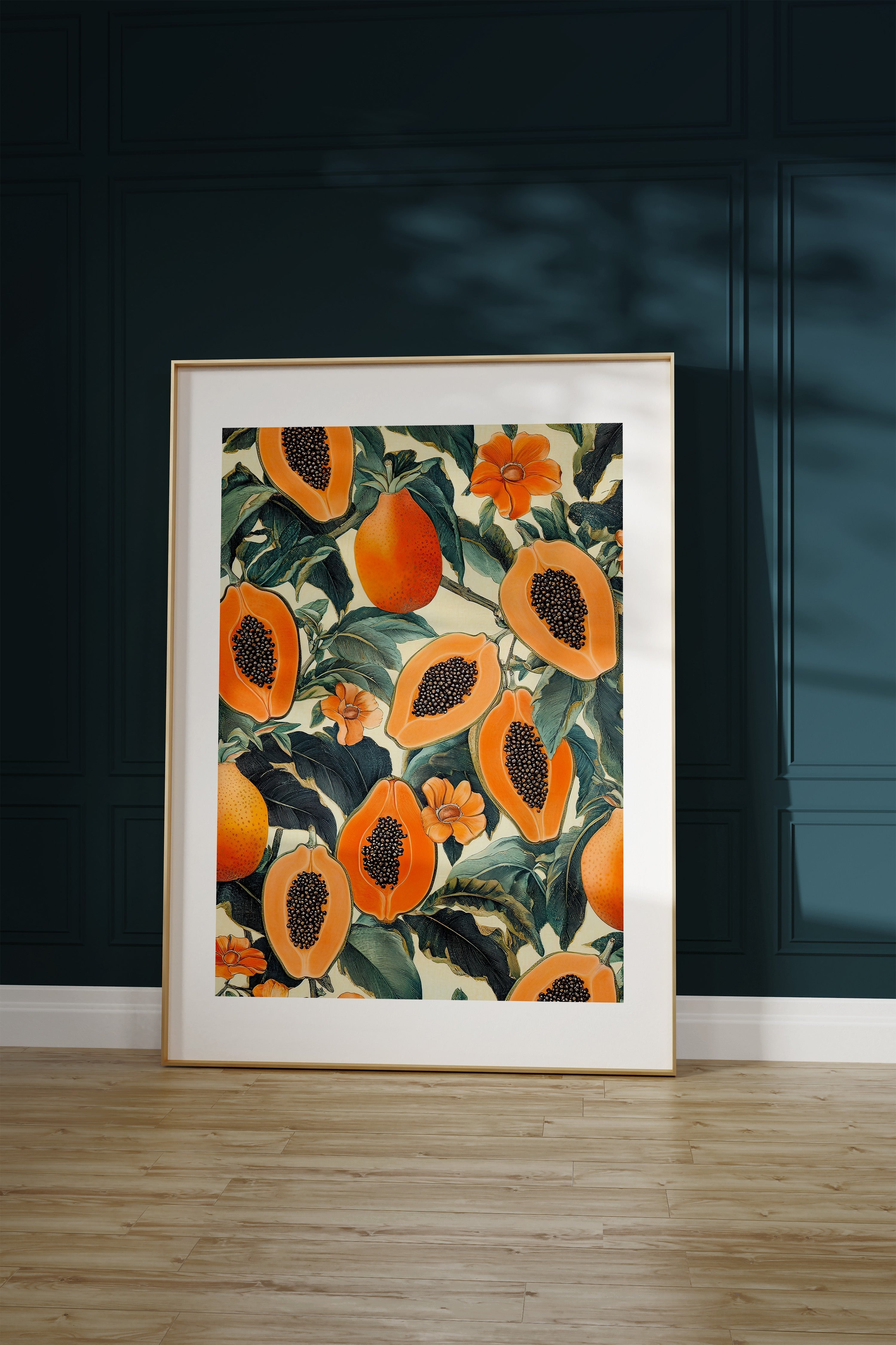 A pattern of Papayas