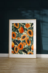 A pattern of Papayas