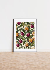 A pattern of Passionfruits
