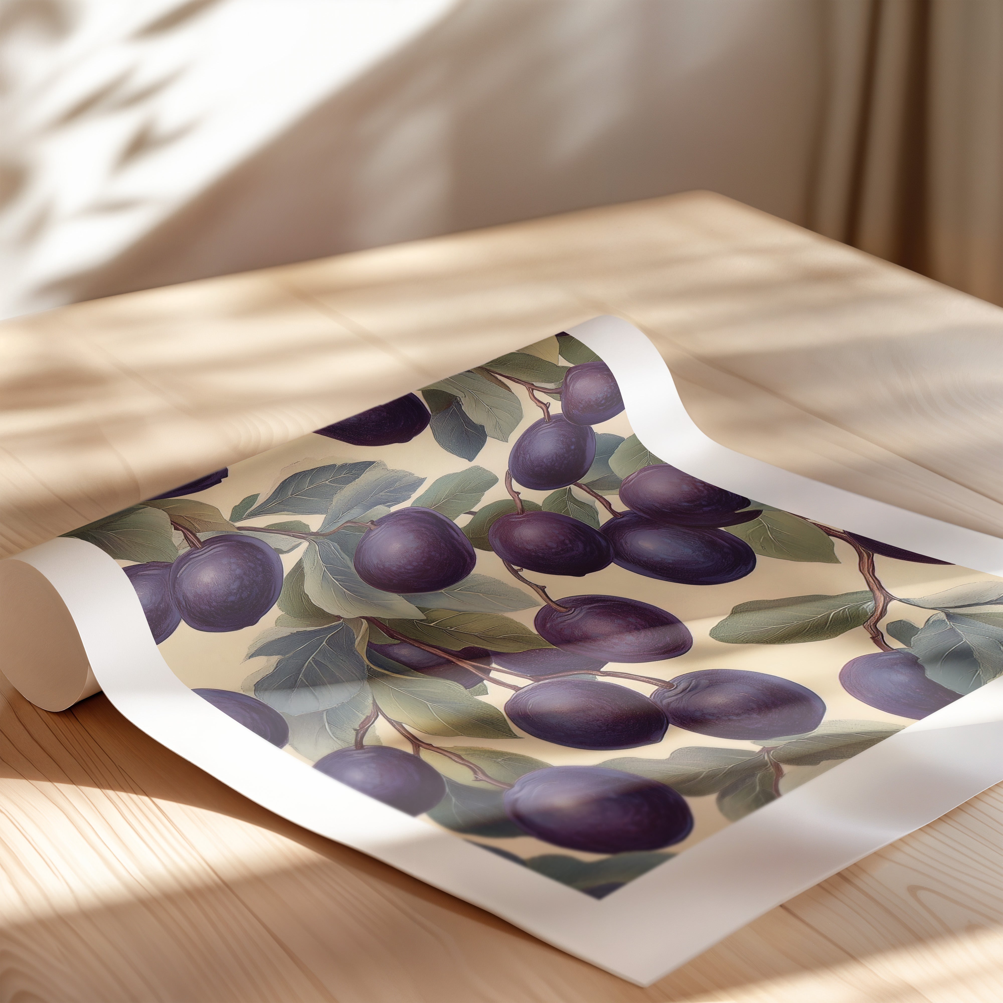 A pattern of Plums 1