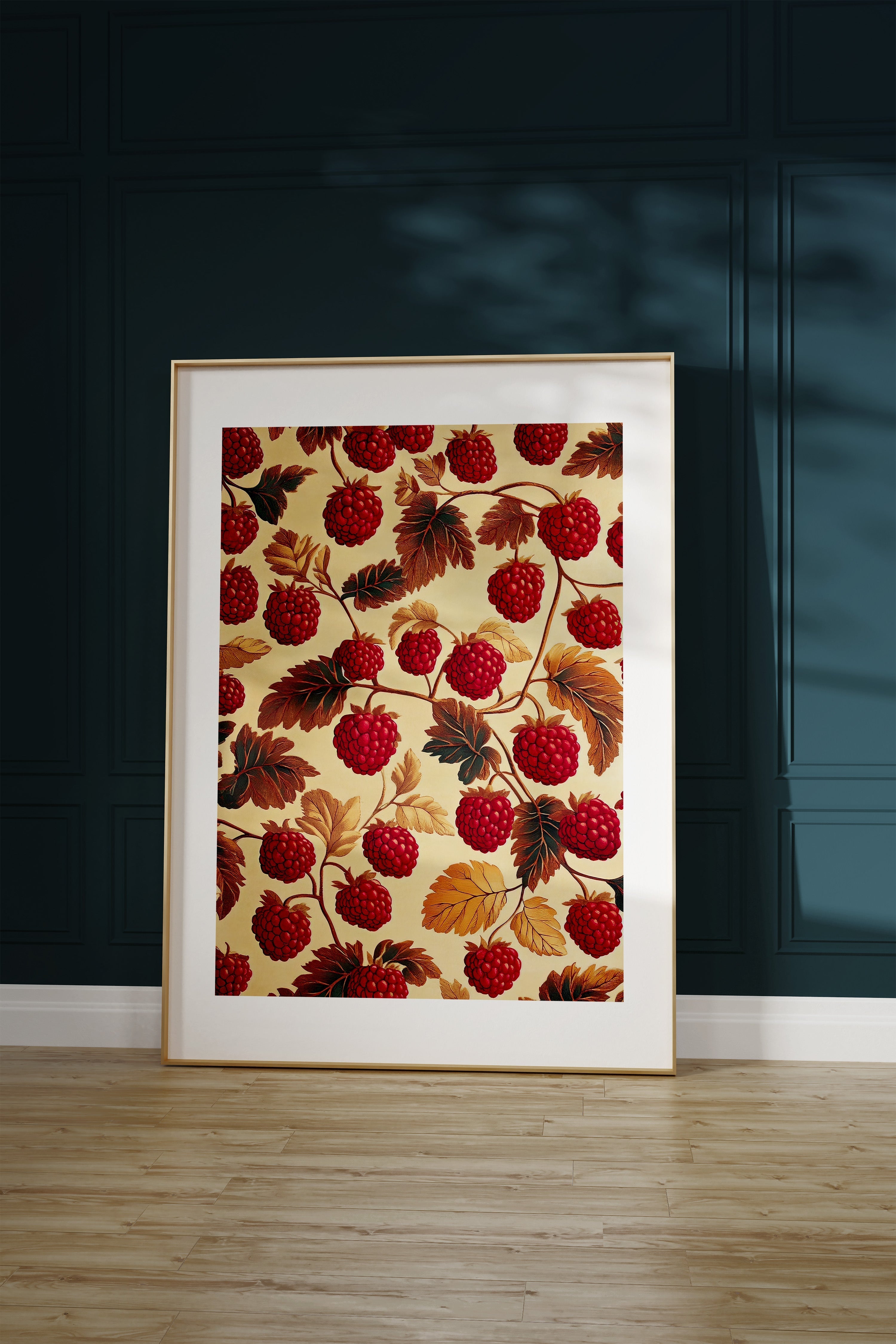 A pattern of Rasberries