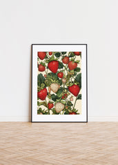 A pattern of Strawberries