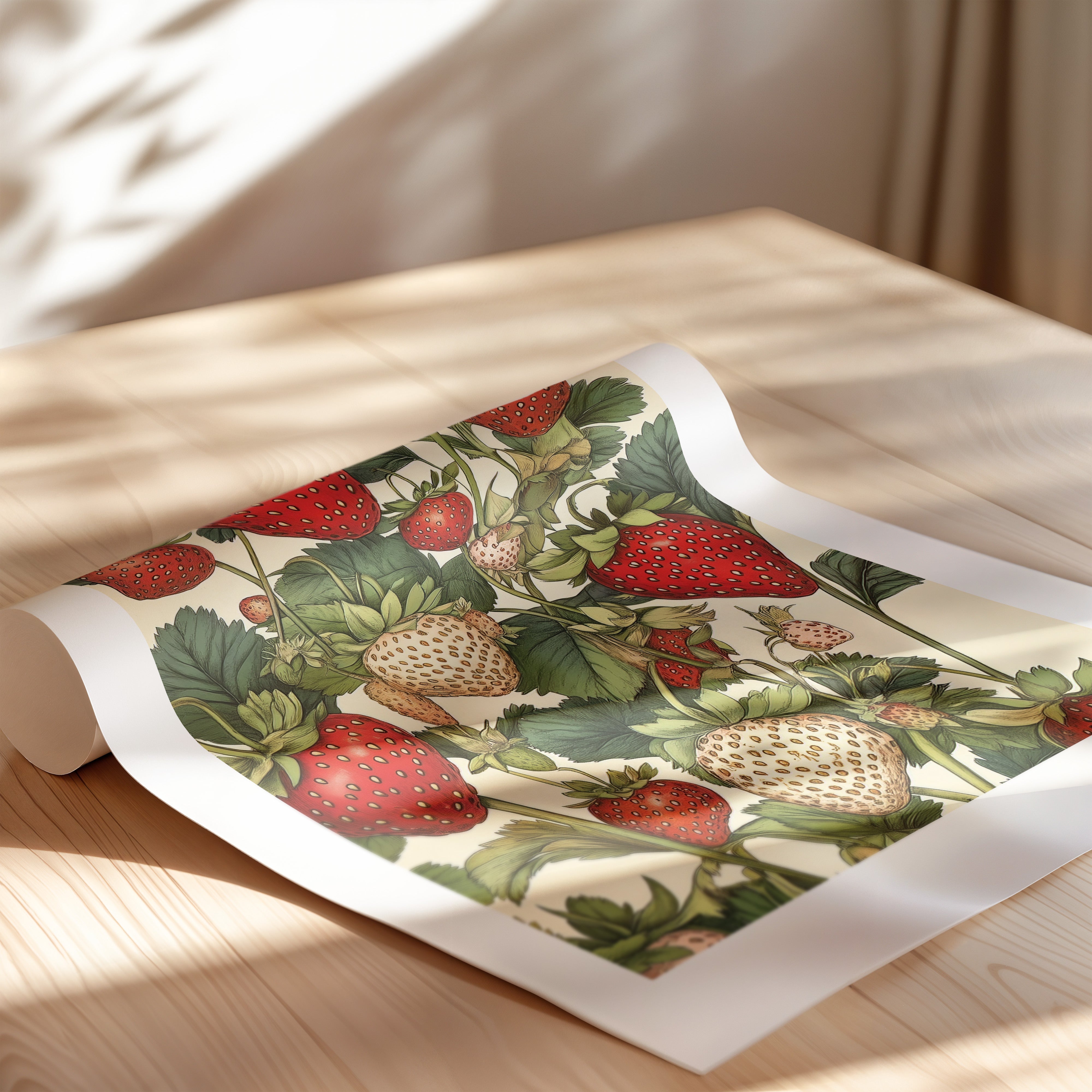 A pattern of Strawberries