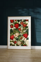 A pattern of Strawberries