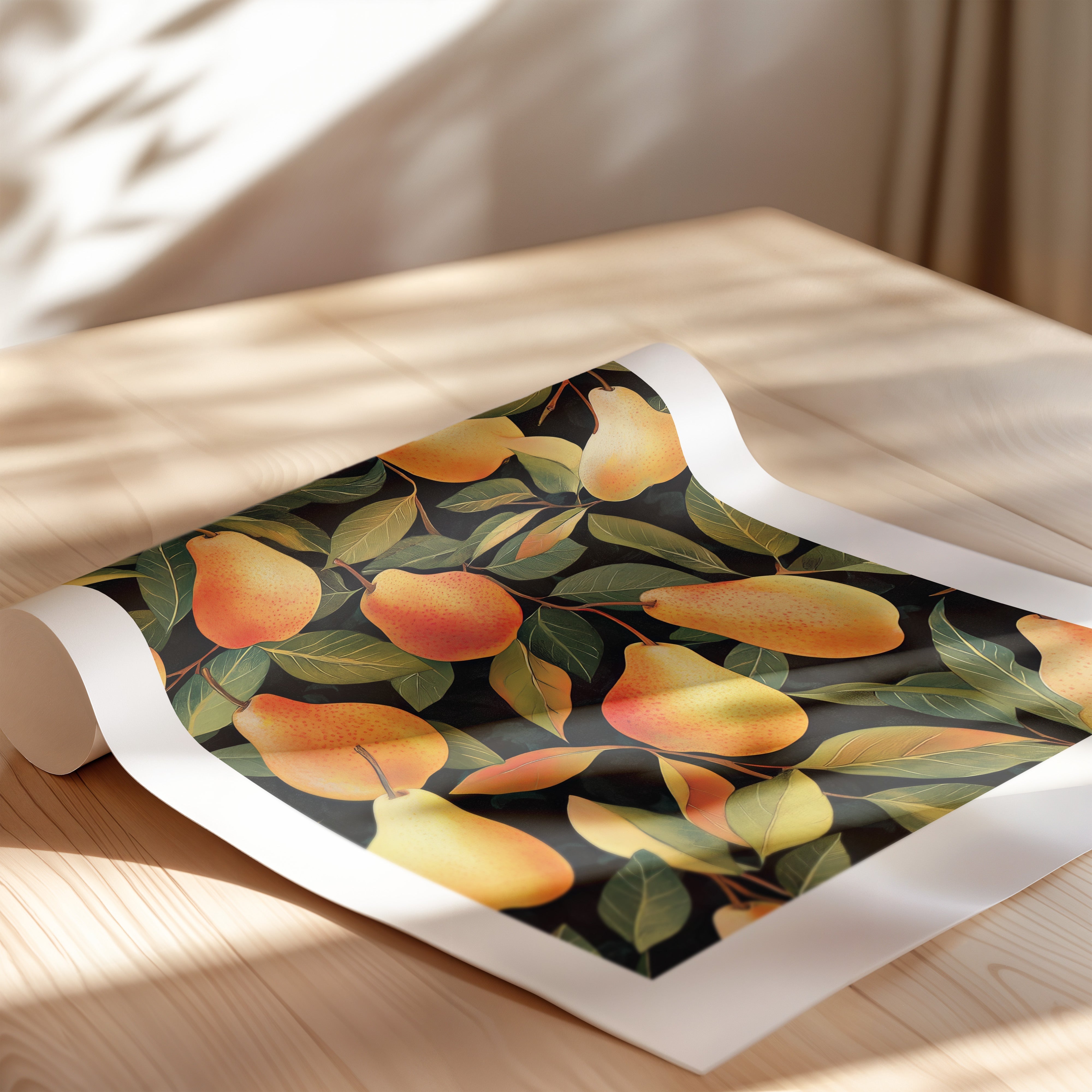 A pattern of pears