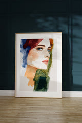 A woman in aquarell 2