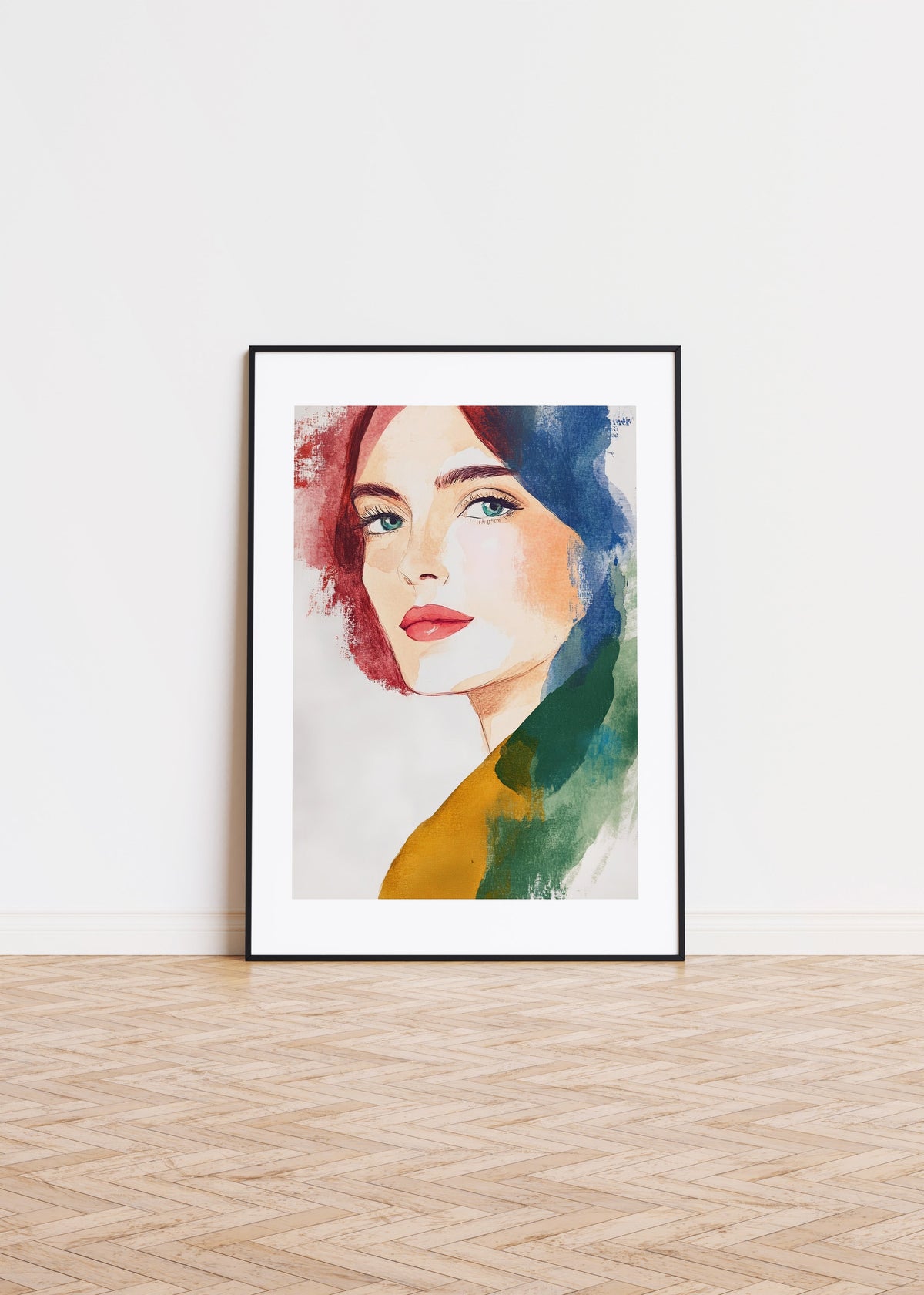 A woman in aquarell 3
