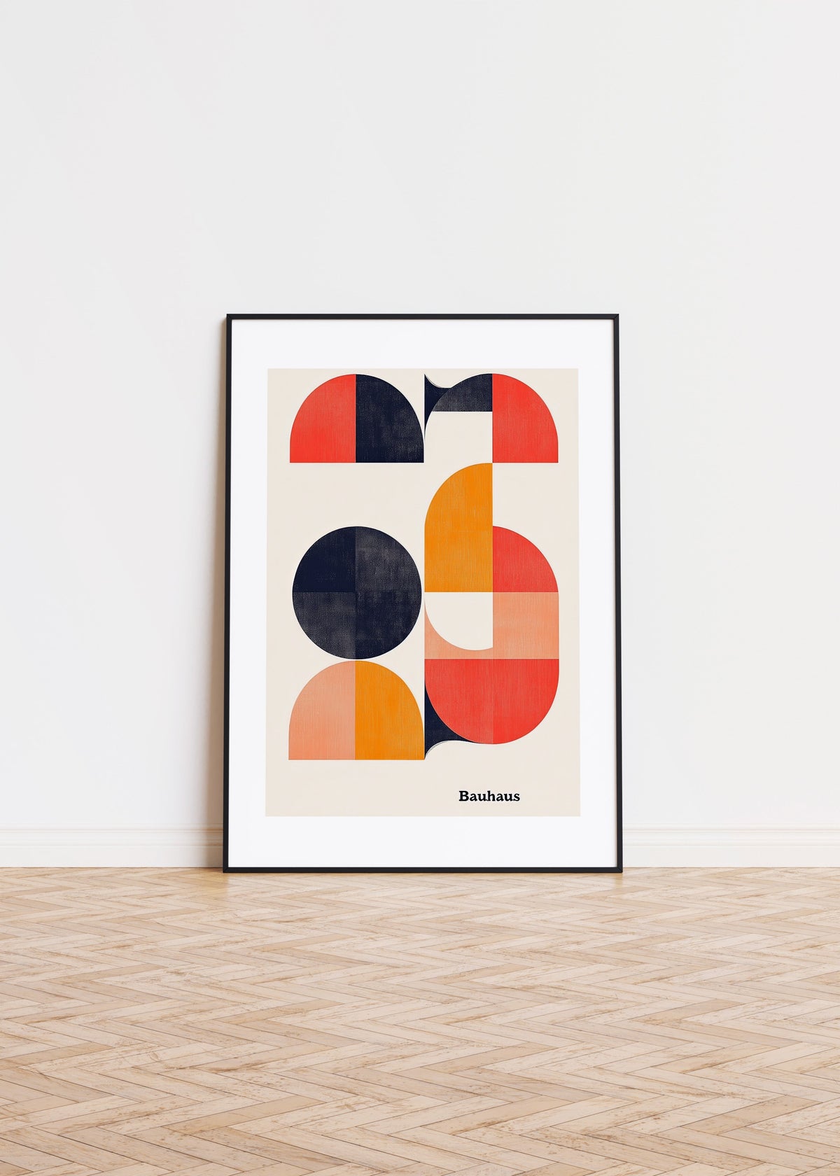 Bauhaus style pattern