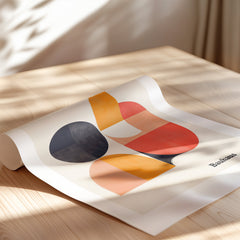 Bauhaus style pattern