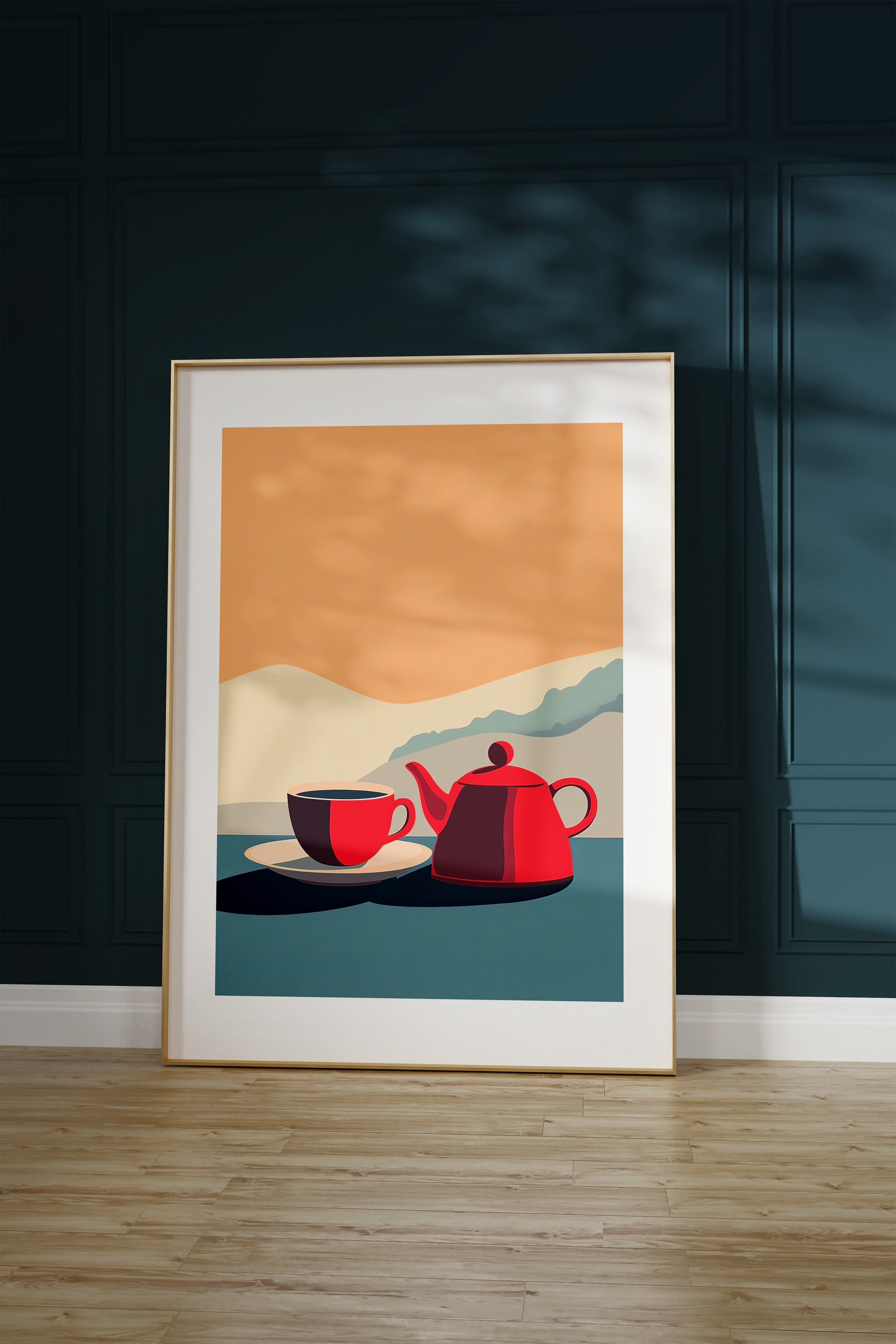 Black Tea with Pot of Tea