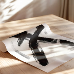 Black brushes on white 2