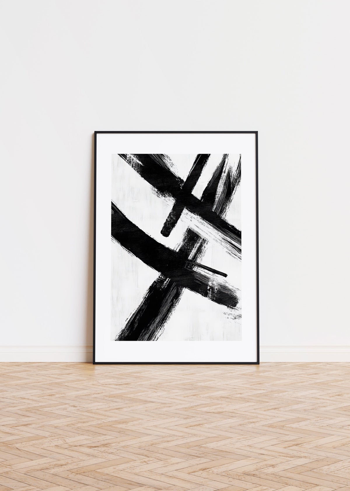 Black brushes on white 3
