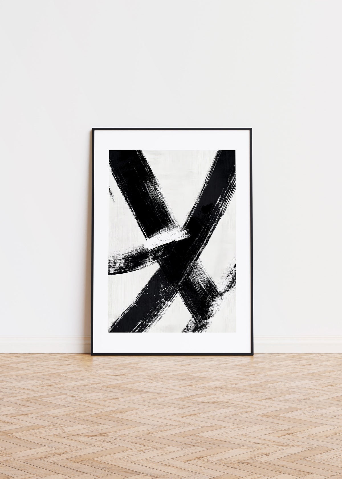 Black brushes on white 4