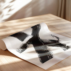 Black brushes on white 4
