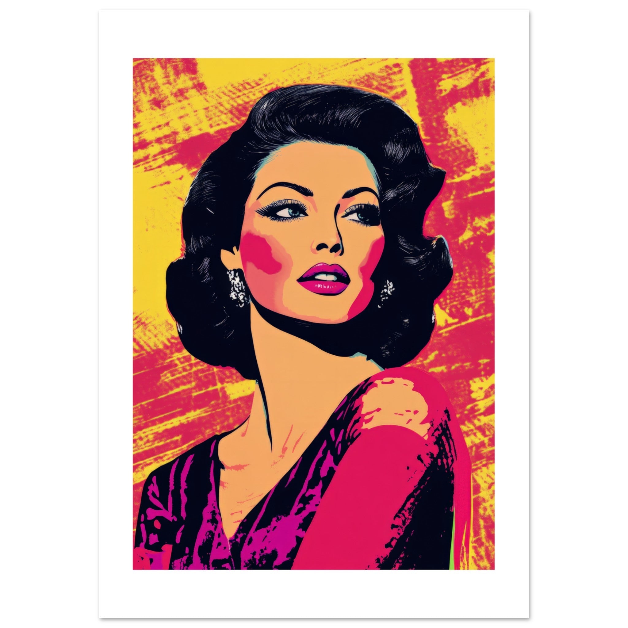 Ava Gardner Poster Art Print // Wall-Art Of Famous Ava Gardner