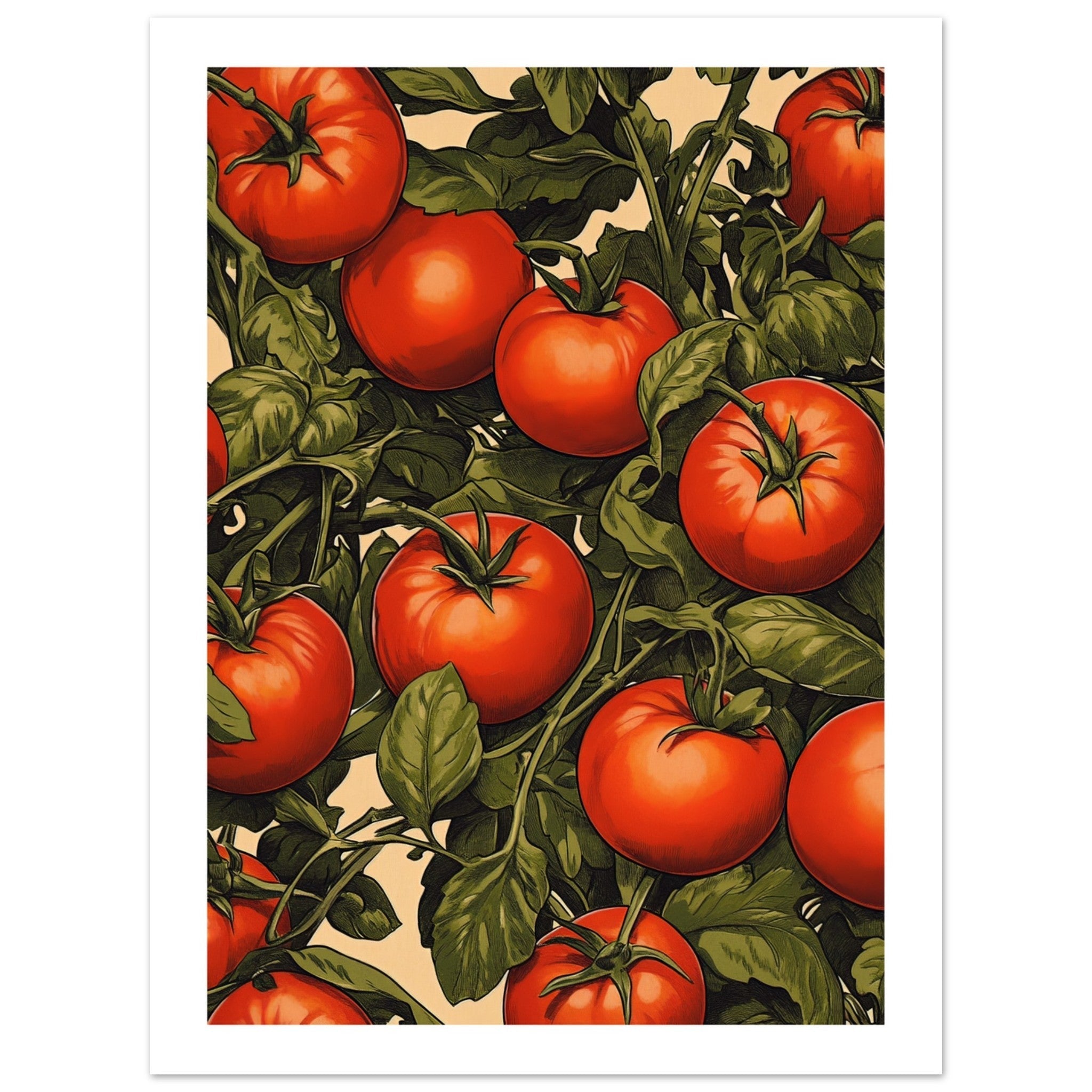 A pattern of Tomatos