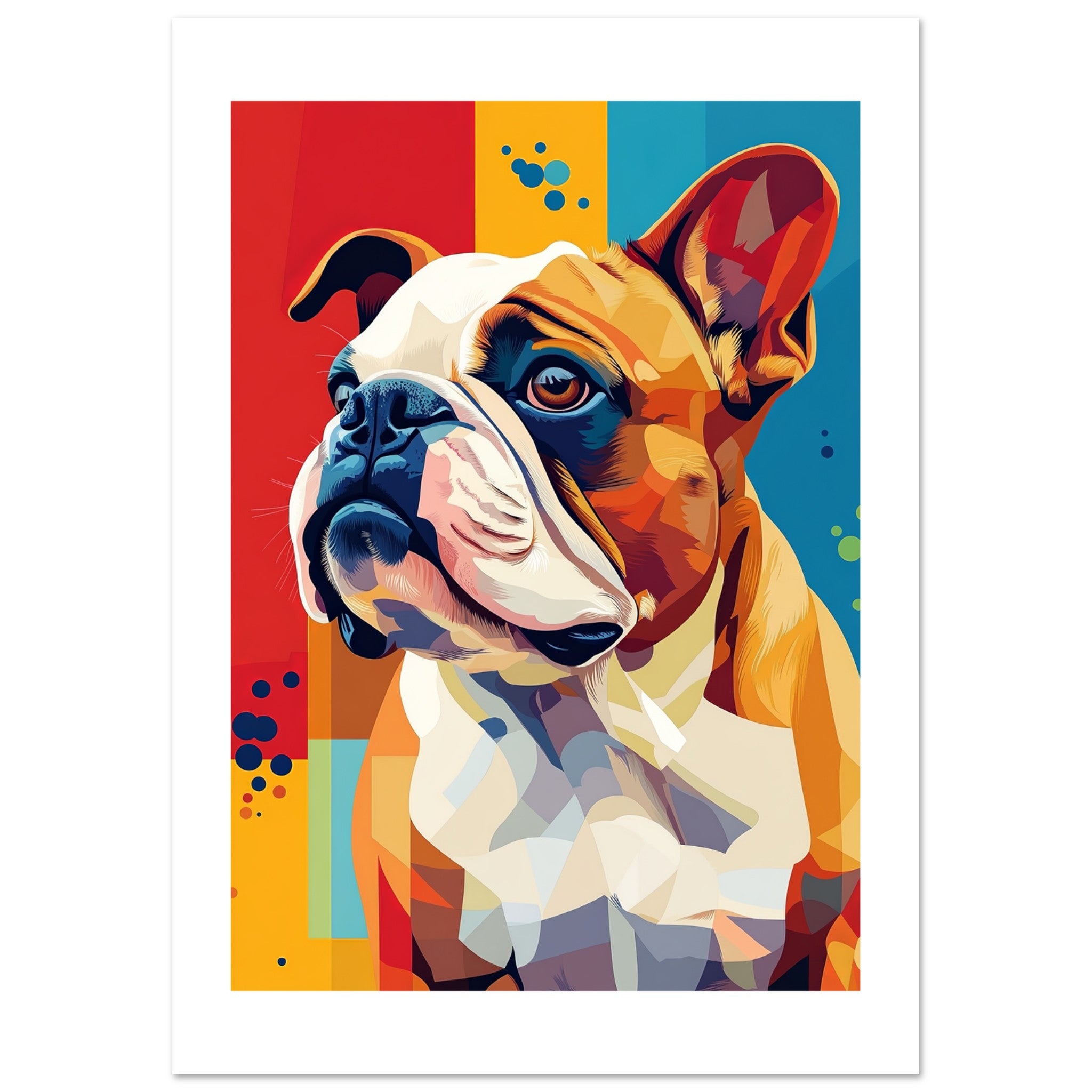 Bulldog Poster / Bulldog Art Work / Bulldog Print