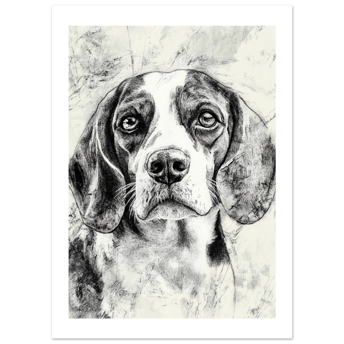 Beagle poster / Beagle Art Work / Beagle Print
