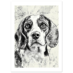 Beagle poster / Beagle Art Work / Beagle Print