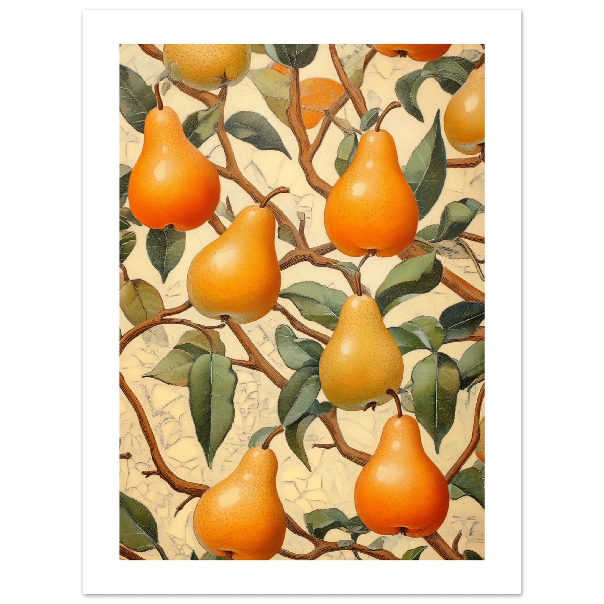 A pattern of pears 1