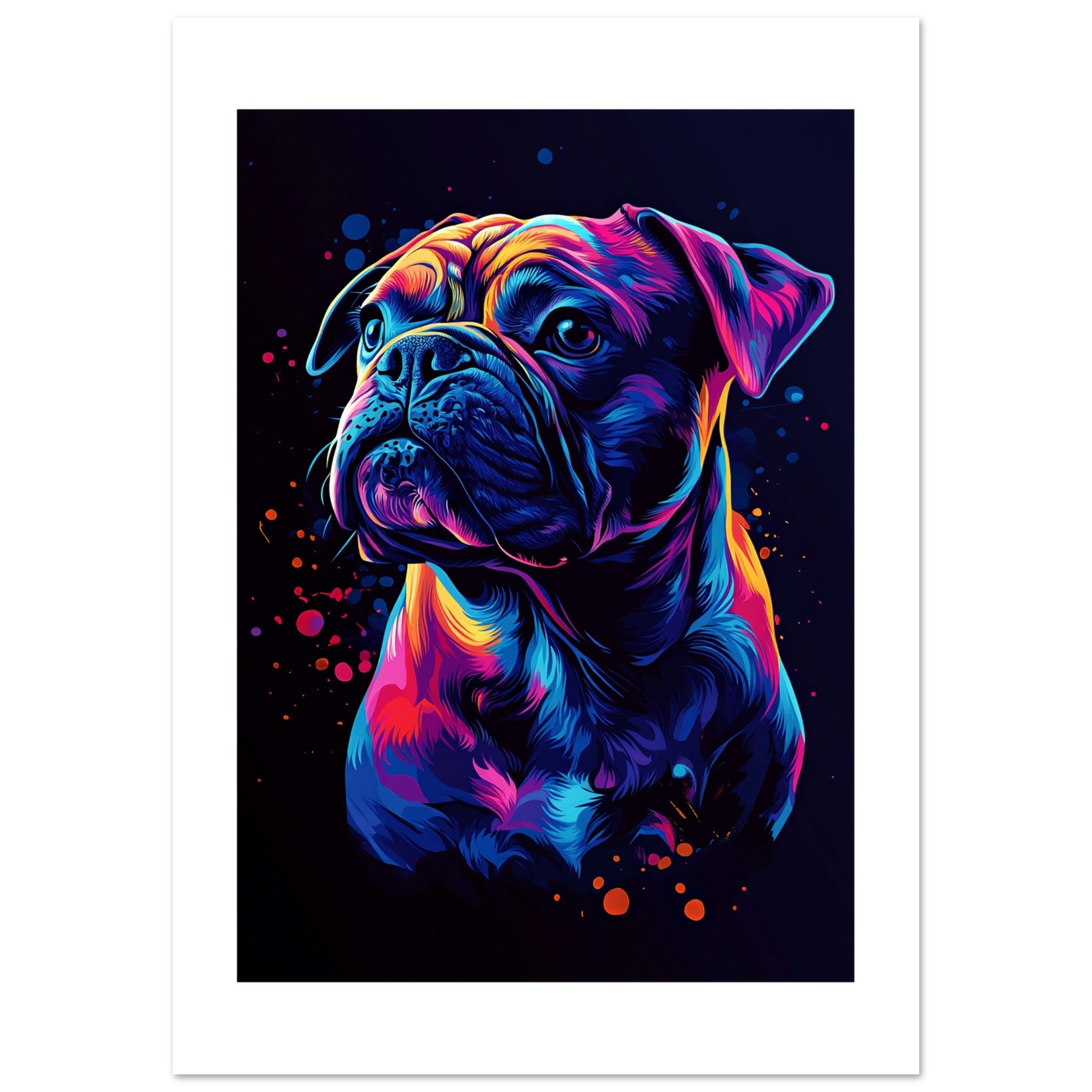 Bulldog Poster / Bulldog Art Work / Bulldog Print
